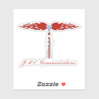 JML Communications Cut Out Logo Sticker