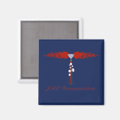 JML Communications Tower Logo Magneet (Voorkant / Achterkant)