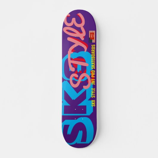 JMT8 STYLE JMT7 3/4" Skateboard Deck (Devant)