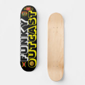 JMT 7 3/4" FUNKY OUTCAST Skateboard Deck (Recto)
