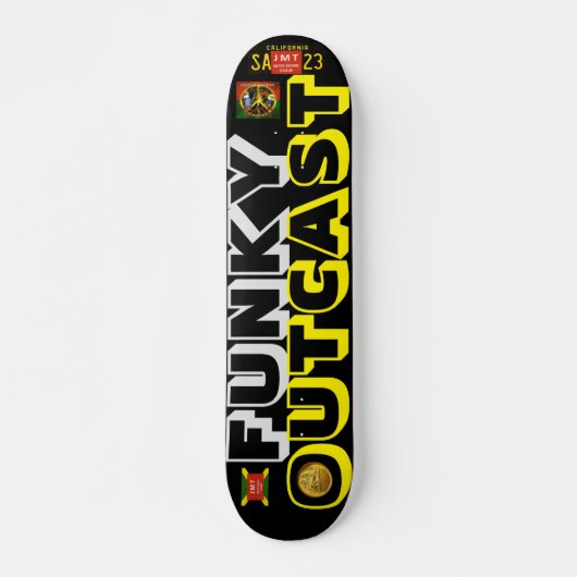 JMT 7 3/4" FUNKY OUTCAST Skateboard Deck (Devant)