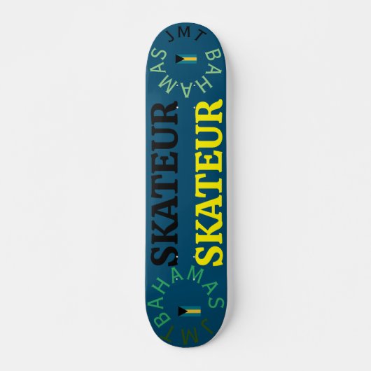 JMT BAHAMAS 7 3/4" Skateboard Deck (Devant)