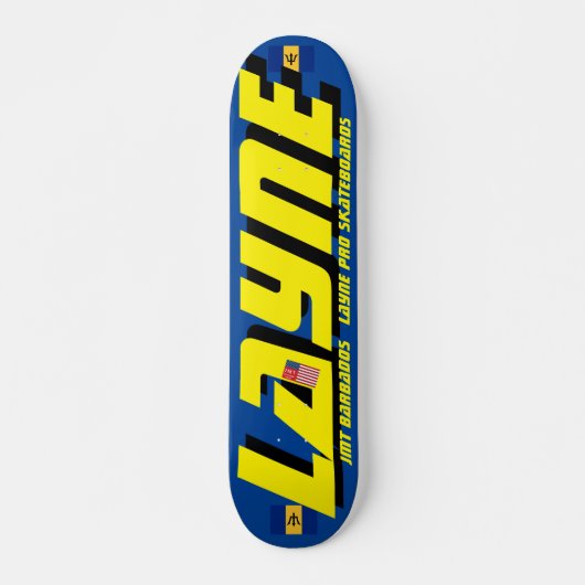 JMT BARB LAYNE 7 3/4" Skateboard Deck (Devant)
