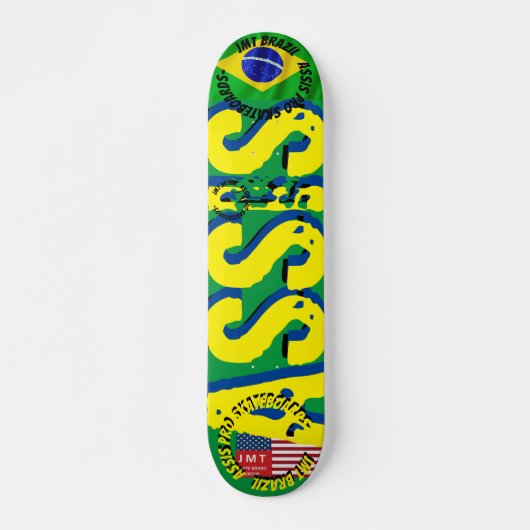 JMT BRAZIL ASSIS PLANCHE DE SKATEBOARD PRO 7 3/4" (Devant)