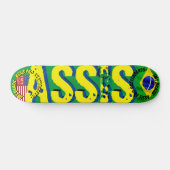JMT BRAZIL ASSIS PRO 7 3/4" Skateboard Deck (Horz)