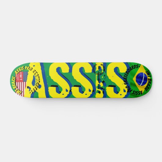 JMT BRAZIL ASSIS PRO 7 3/4" Skateboard Deck (Horz)