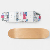 JMT ISRAEL 8 1/4 "Skateboard Deck Skateboard (Horizontaal)