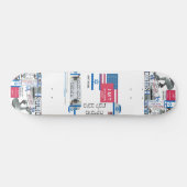 JMT ISRAEL 8 1/4 "Skateboard Deck Skateboard (Horizontaal)