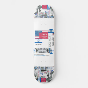 JMT ISRAEL 8 1/4 "Skateboard Deck Skateboard