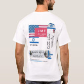 JMT ISRAEL JMT MANNEN T-SHIRT (Achterkant)