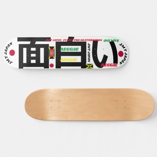 JMT JAPAN 3 8 1/4 "Skateboard Deck Skateboard (Horizontaal)
