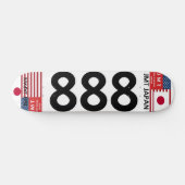 JMT JAPAN 888 7 3/4" Skateboard Deck (Horz)
