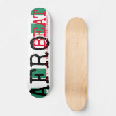 JMT NIGERIA AFRO BEAT 7 3/4" Planche de Skateboard (Recto)