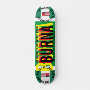 JMT NIGERIA BURNA 7 3/4" Skateboarddek Skateboard