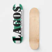 JMT NIGERIA LAGOS 7 3/4-inch skateboard Deck (Voorkant)