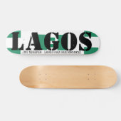 JMT NIGERIA LAGOS 7 3/4" Skateboard Deck (Horz)