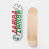 JMT NIGERIA LAMBA 7 3/4" Skateboard Deck (Recto)