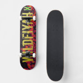 JMT SKATEBOARD: WILDFIYAH / INTERLUDE AFBEELDINGEN SKATEBOARD (Voorkant)