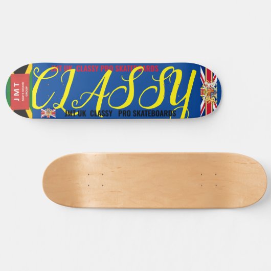 JMT UK CLASSY 8 1/4" Skateboard Deck (Horizontaal)