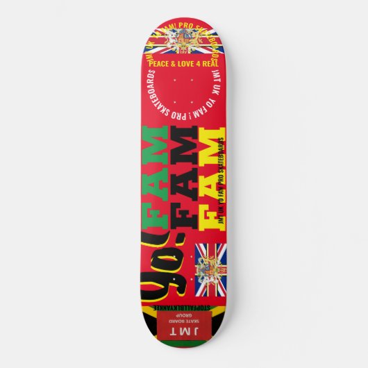 JMT UK FAM 8 Pont de Skateboard 1/4" (Recto)