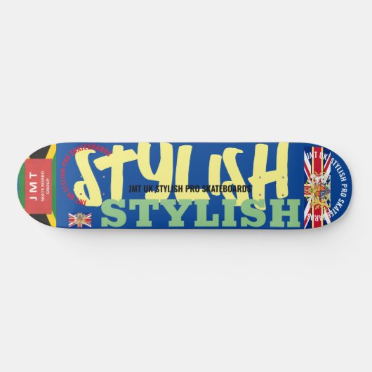 JMT UK STIJLVOL 8 1/4" Skateboard Deck (Horizontaal)