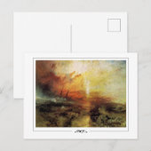JMW Turner #133-2 - Carte postale d'art (Devant / Derrière)