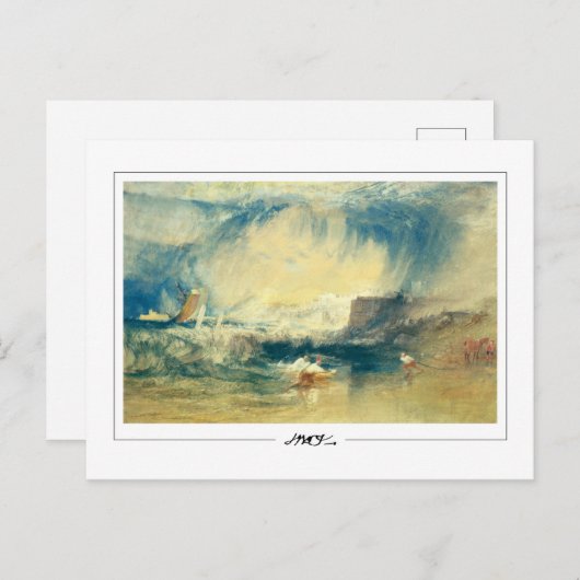 JMW Turner #141-3 - Carte postale Art (Devant / Derrière)
