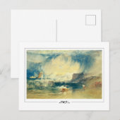 JMW Turner #141-3 - Carte postale d'art (Devant / Derrière)
