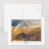 JMW Turner #14-2 - Carte postale d'art (Devant / Derrière)
