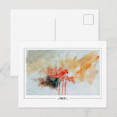 JMW Turner #151 - Carte postale d'art (Devant / Derrière)