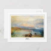 JMW Turner #18-3 - Carte postale Art (Devant / Derrière)