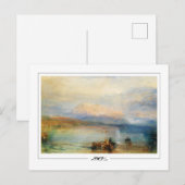 JMW Turner #18-3 - Carte postale d'art (Devant / Derrière)