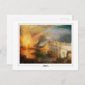 JMW Turner #19-3 - Carte postale Art (Devant / Derrière)