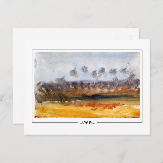 JMW Turner #246 - Carte postale d'art (Devant / Derrière)