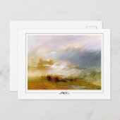 JMW Turner #24-3 - Carte postale Art (Devant / Derrière)