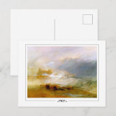 JMW Turner #24-3 - Carte postale d'art (Devant / Derrière)