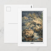 JMW Turner #251-3 - Carte postale d'art (Devant / Derrière)