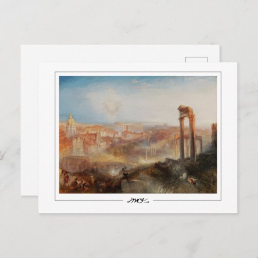 JMW Turner #26-2 - Carte postale Art (Devant / Derrière)