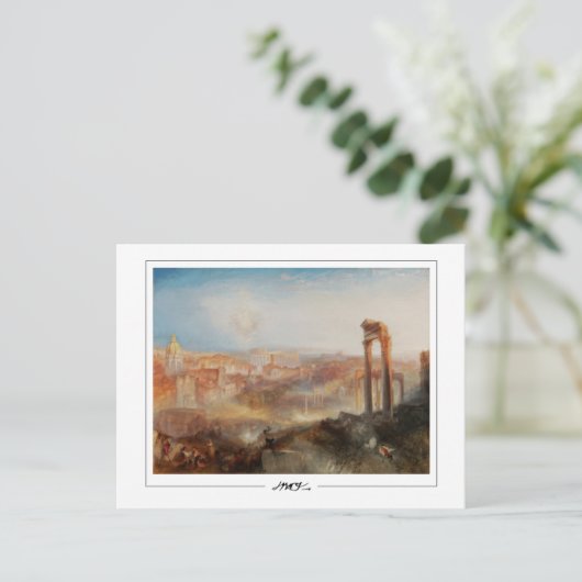 JMW Turner #26-2 - Fine Art Briefkaart (Staand voorkant)