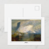 JMW Turner #283-2 - Carte postale d'art (Devant / Derrière)