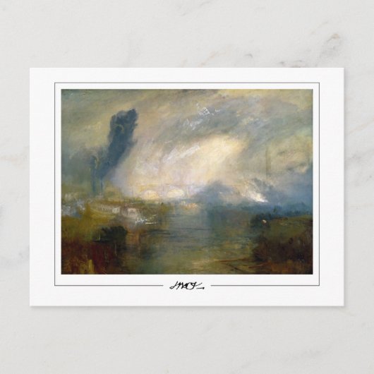 JMW Turner #283-2 - Carte postale d'art (Devant)