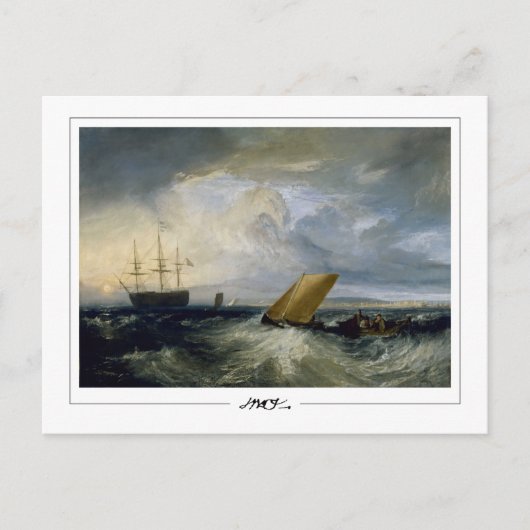 JMW Turner #30-3 - Carte postale d'art (Devant)