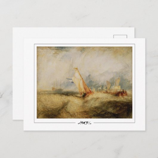 JMW Turner #32 - Carte postale Art (Devant / Derrière)