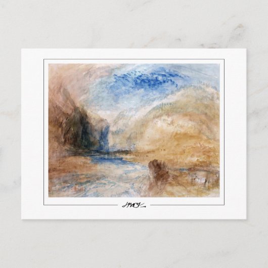 JMW Turner #362-3 - Carte postale d'art (Devant)