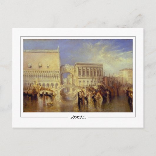 JMW Turner #42 - Carte postale d'art (Devant)