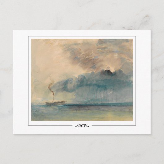 JMW Turner #488 - Carte postale d'art (Devant)