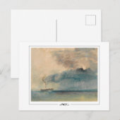JMW Turner #488 - Kunstmatig Briefkaart (Voorkant / Achterkant)