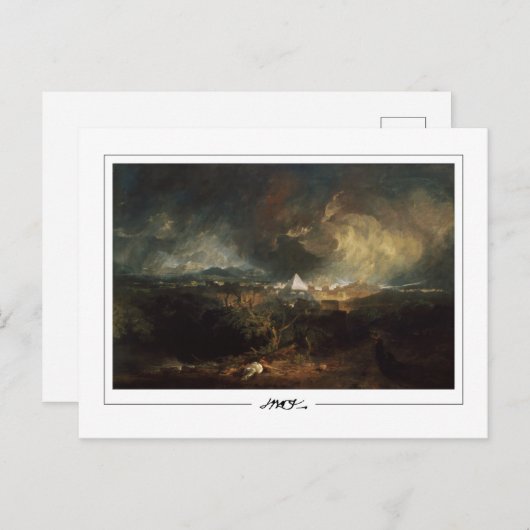 JMW Turner #7-2 - Carte postale Art (Devant / Derrière)