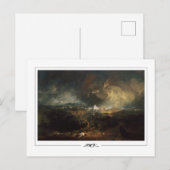 JMW Turner #7-2 - Carte postale d'art (Devant / Derrière)