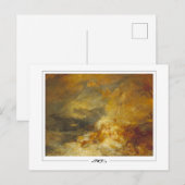 JMW Turner #8-2 - Carte postale d'art (Devant / Derrière)